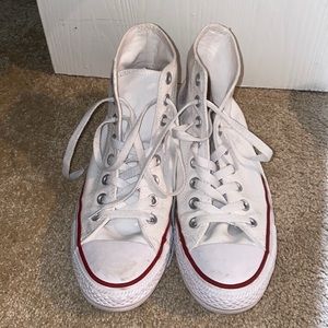 white high top converse
